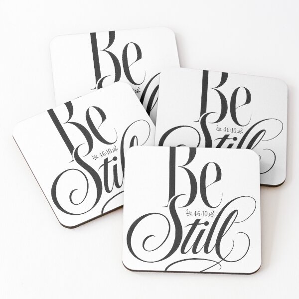 Item preview, Be Still and Know Psalm 46:10 designed and sold by BrushAndBlankCo.