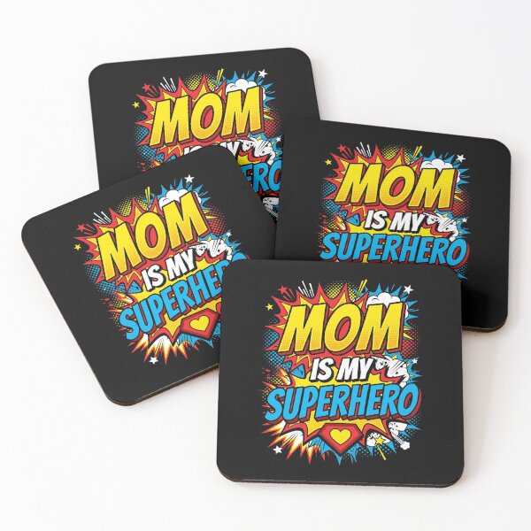 Item preview, Mom Is My Superhero Comic Pop Art Heart designed and sold by GCFULLA.
