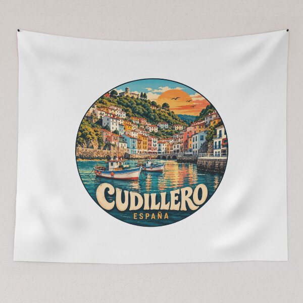 Item preview, Cudillero Asturias España: Colorful Asturian Fishing Village designed and sold by CircinusStore.