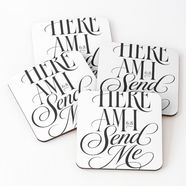 Item preview, Here Am I Send Me Isaiah 6:8 designed and sold by BrushAndBlankCo.