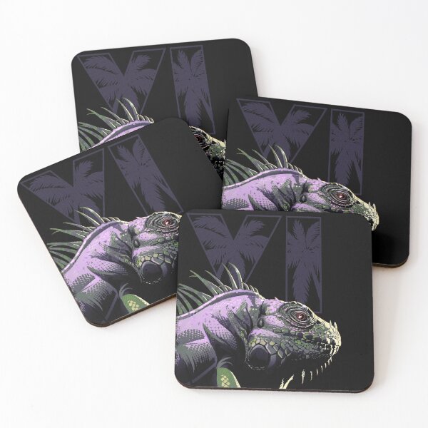 Item preview, Retro Miami Iguana VI designed and sold by Fictional Ink Society.