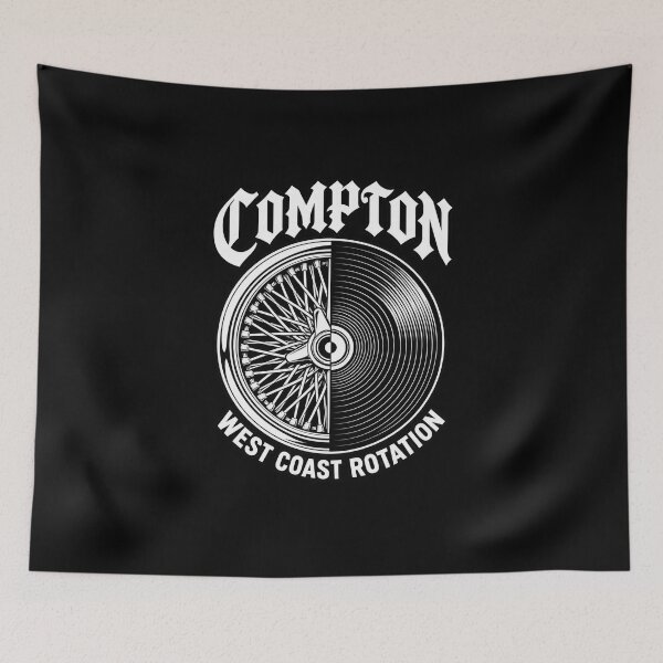 Item preview, Compton West Coast Rotation Lowrider Vinyl Record designed and sold by SuperFreshArt.