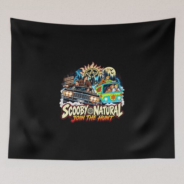 Item preview, Scoobynatural, Scooby Doo Supernatural Crossover, Mystery Machine & Impala designed and sold by lumiprintsart.