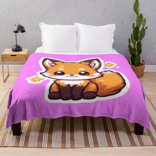 Item preview, Cute Kawaii Fox and bright stars designed and sold by MushArtist.