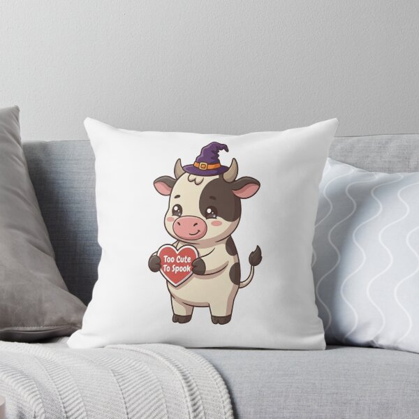 Item preview, Cute Witch Cow Too Cute To Spook    designed and sold by Ella_Sketch.