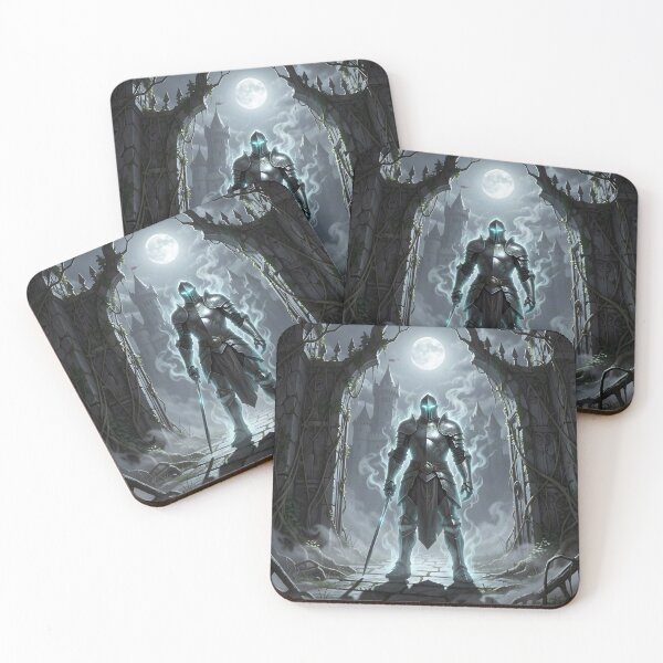 Item preview, Ghostly Death Knight Beneath the Full Moon designed and sold by Fanta-sticky.