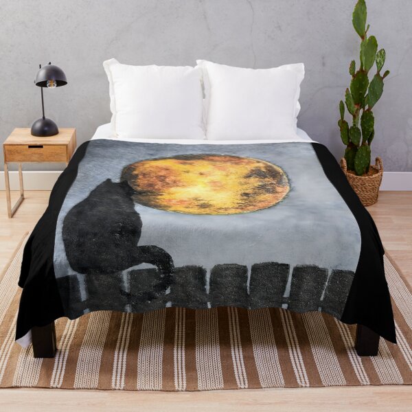 Item preview, Harvest Moon Black Cat designed and sold by Beldridge Original Art.