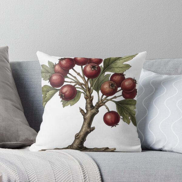 Item preview, Vintage Naturalist Hawthorn Berries - Antique Winter Botanical Plate designed and sold by Catch333.