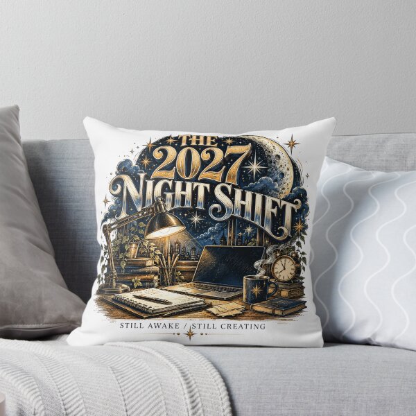 Item preview, The 2027 Night Shift Funny New Year Creative Lifestyle Graphic designed and sold by pradeepvisuals.