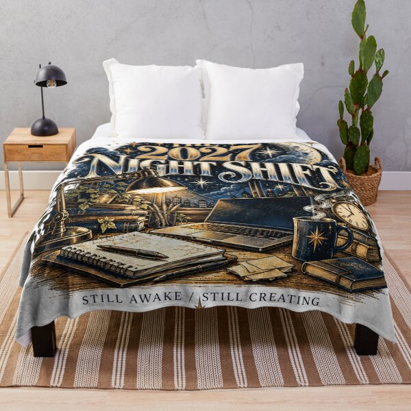 Item preview, The 2027 Night Shift Funny New Year Creative Lifestyle Graphic designed and sold by pradeepvisuals.