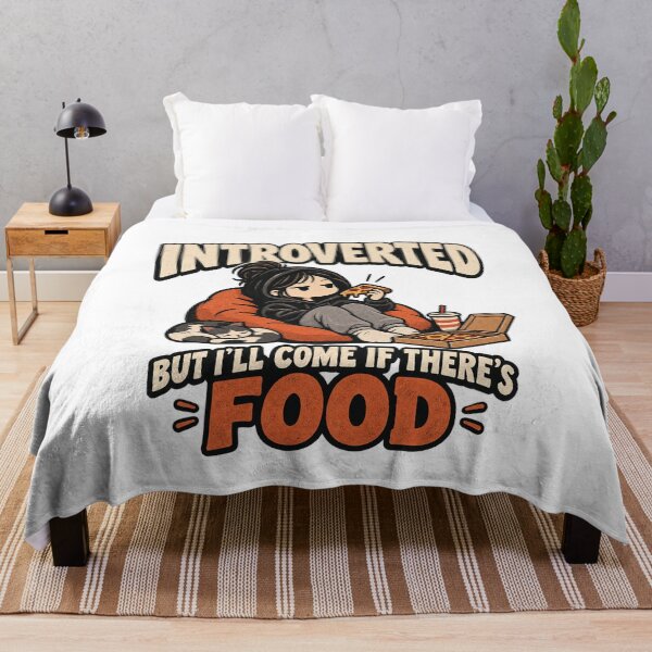 Item preview, Introverted but i"ll come if there's Food designed and sold by ShopArtX.