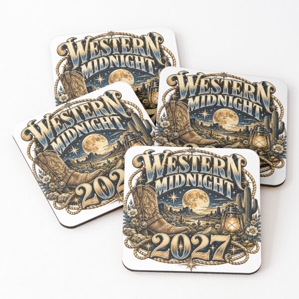 Item preview, Western Midnight 2027 Vintage New Year Cowboy Heritage Graphic designed and sold by pradeepvisuals.