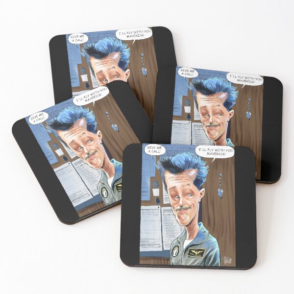 Item preview, "Give me a call I´ll fly with you Maverick" Mike "Viper" Metcalf Top Gun tribute Art  designed and sold by Caricaturas.