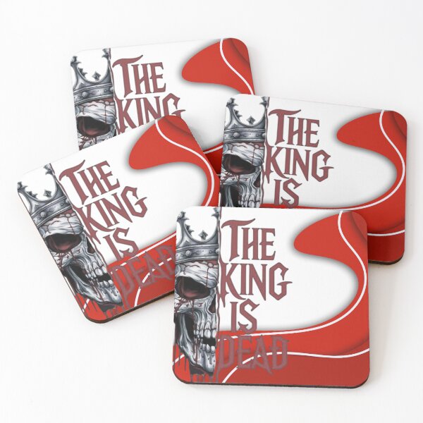 Item preview, The King is Dead Skull Typography Art designed and sold by DKSH1234.