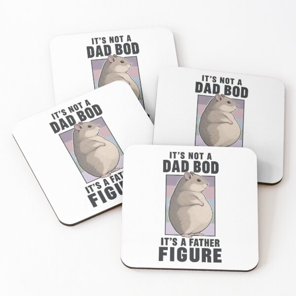 Item preview, Not a Dad Bod, a Father Figure – Funny Hamster designed and sold by the-dovlat.