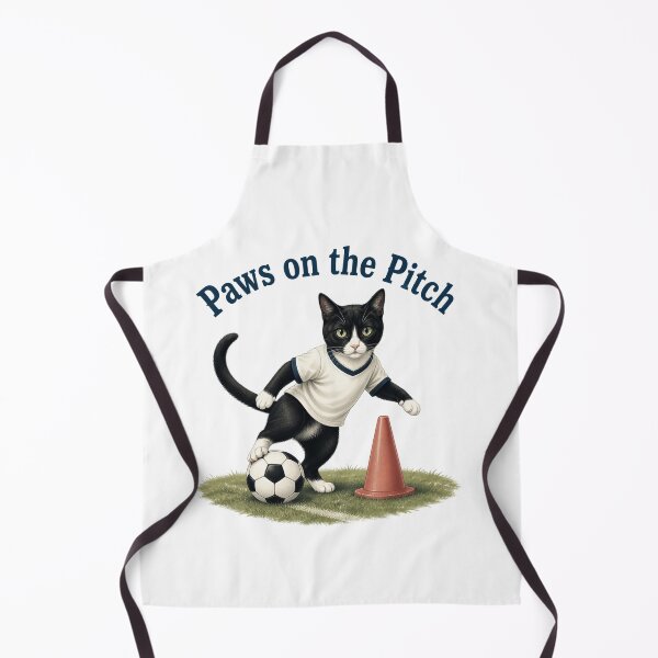 Item preview, Tuxedo Soccer Cat – Paws on the Pitch designed and sold by PurrBloom Studio.