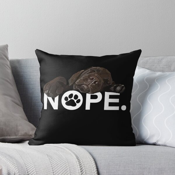 Item preview, Chcoclate Lab Nope Sleeping Puppy designed and sold by Just-Arts-4U.