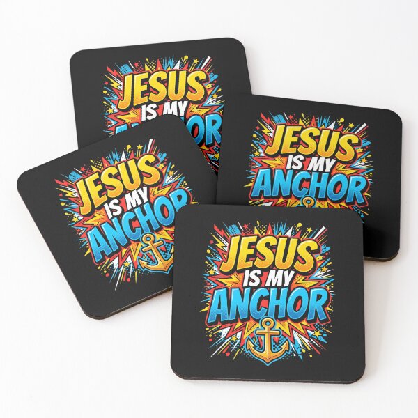 Item preview, Jesus Is My Anchor Comic Pop Art Cross designed and sold by GCFULLA.