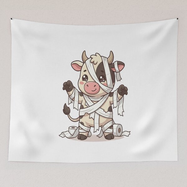 Item preview, Cute Mummy Cow Halloween Costume    designed and sold by Ella_Sketch.