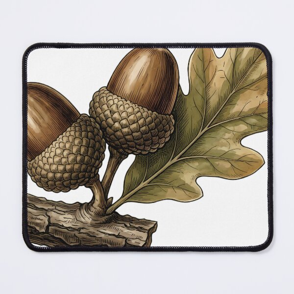 Item preview, Vintage Naturalist Acorn Group - Antique Botanical Plate designed and sold by Catch333.