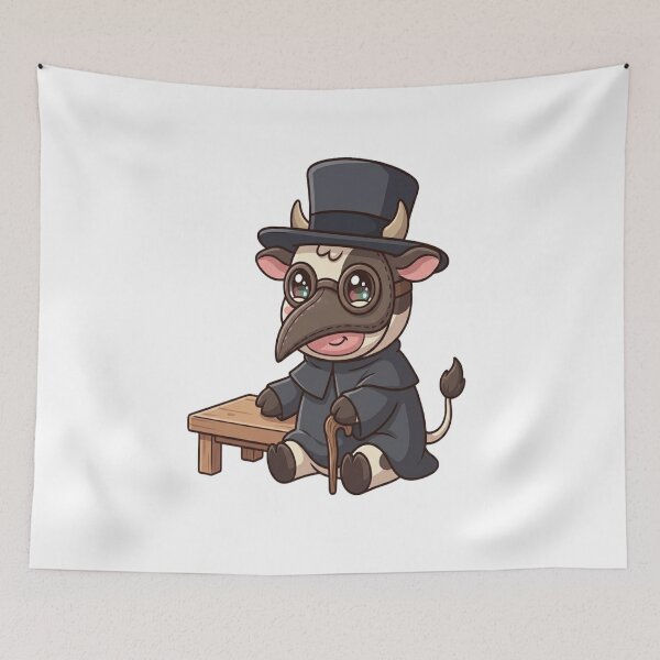 Item preview, Cute Plague Doctor Cow Costume    designed and sold by Ella_Sketch.