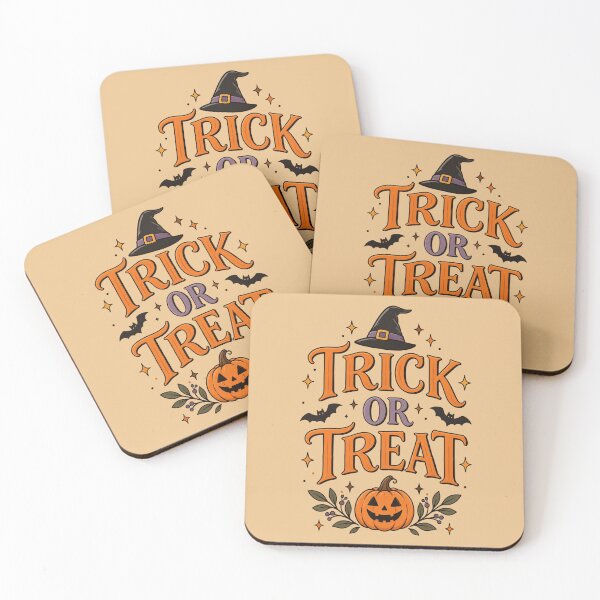 Item preview, Trick or Treat – Vintage Gothic Halloween Typography designed and sold by kstheladesigns.
