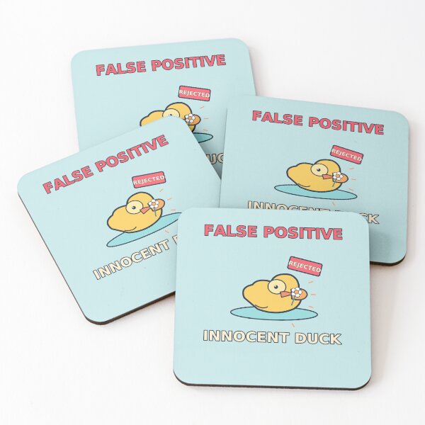 Item preview, False Positive Innocent Duck - Funny AI Moderation Humor designed and sold by Ink and Wink.