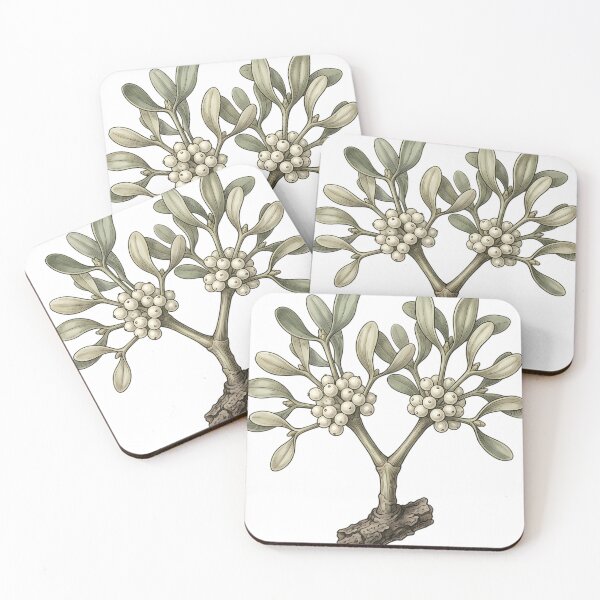 Item preview, Vintage Naturalist Mistletoe Sprig - Antique Botanical Plate designed and sold by Catch333.