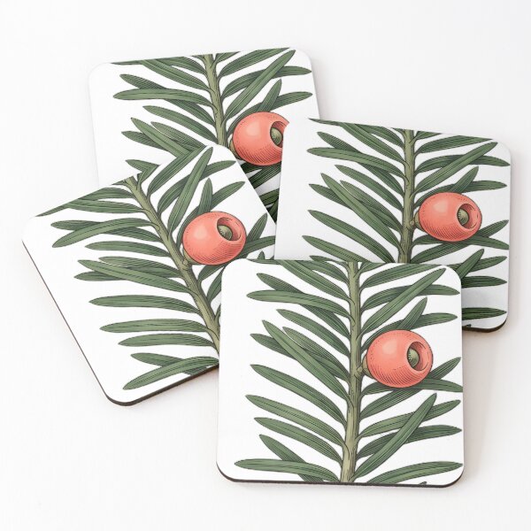 Item preview, Vintage Naturalist Yew Sprig - Antique Winter Botanical Art designed and sold by Catch333.