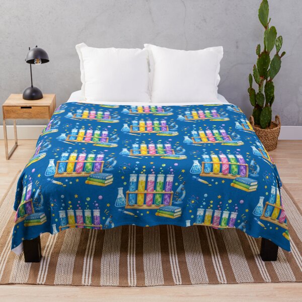 Item preview, Colorful Science Laboratory - Watercolor Microscope Test Tubes Art designed and sold by GrinGalore.