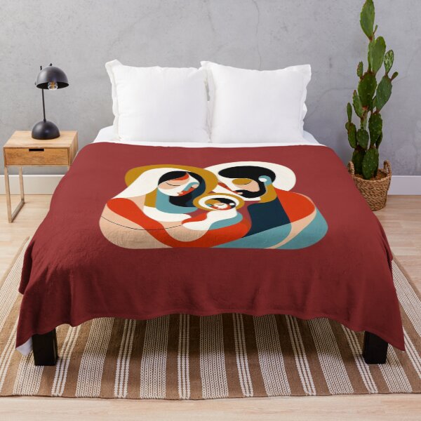 Item preview, Abstract Holy Family Nativity designed and sold by filou designs.