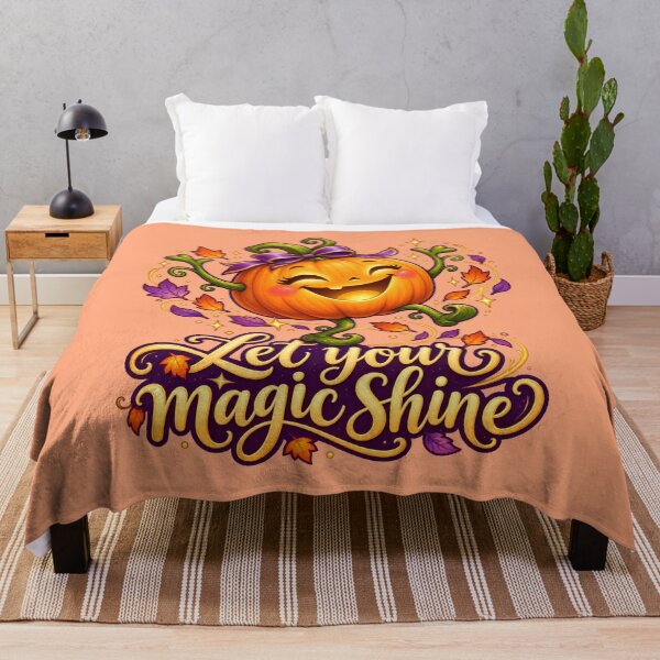 Item preview, Dancing Pumpkin Magic Shine designed and sold by DreamagineArtDesign.