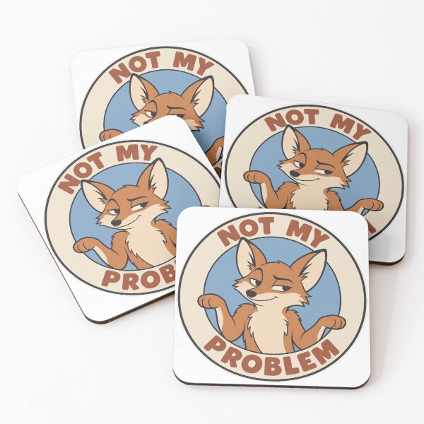 Item preview, Not My Problem – Sarcastic Fox Shrug designed and sold by the-dovlat.