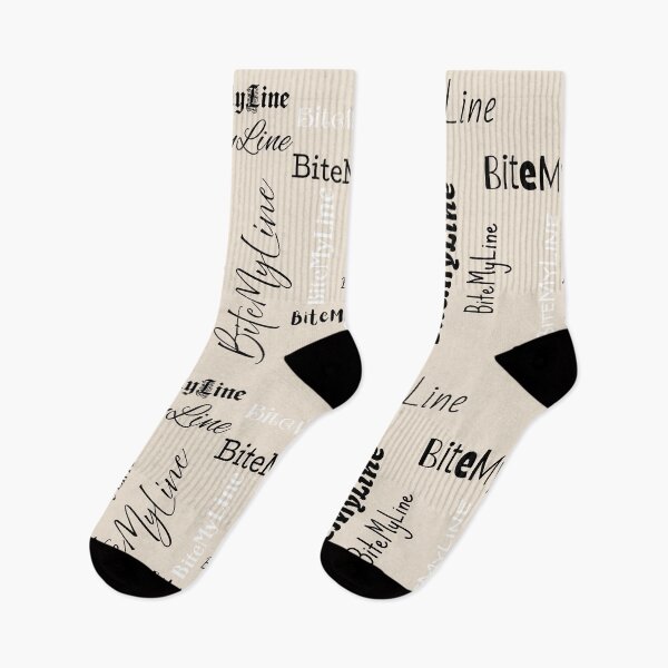 Item preview, ByteMyLine logo in different fonts designed and sold by BiteMyLine.