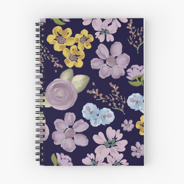 Item preview, Vintage Floral Bloom Midnight Indigo Seamless Pattern designed and sold by ​Jyoti Digital Artist.