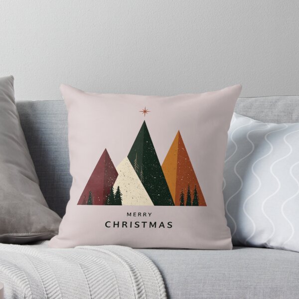 Item preview, Geometric Christmas Mountains designed and sold by filou designs.