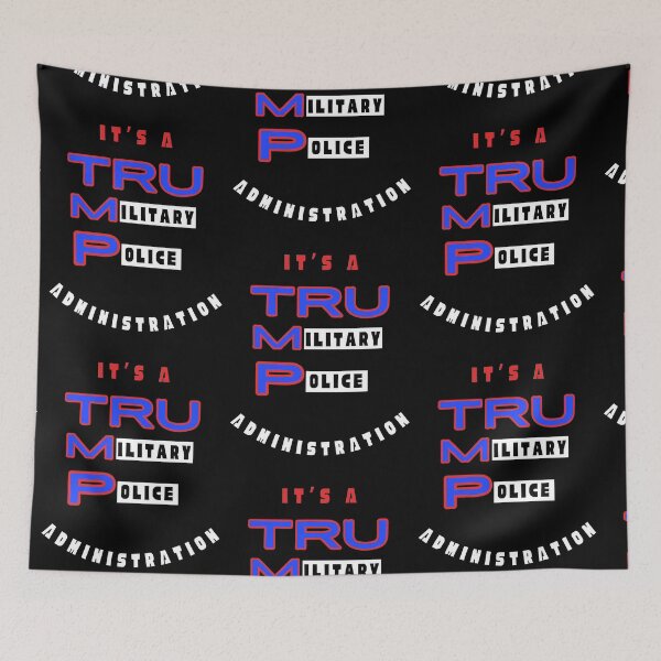 Item preview, IT'S A TRU - MILITARY POLICE ADMINISTRATION ON BLACK designed and sold by PhraseCreatives.