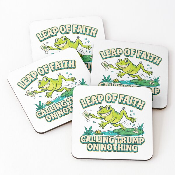 Item preview,  Leap of Faith - Funny Euchre Frog Card Game designed and sold by Minted-Moods.