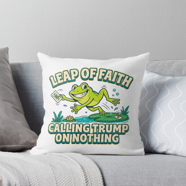 Item preview,  Leap of Faith - Funny Euchre Frog Card Game designed and sold by Minted-Moods.