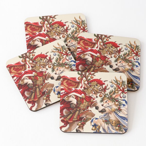 Item preview, Christmas Reindeer Warriors – Roman Holiday Battle designed and sold by MetaModel Editions.