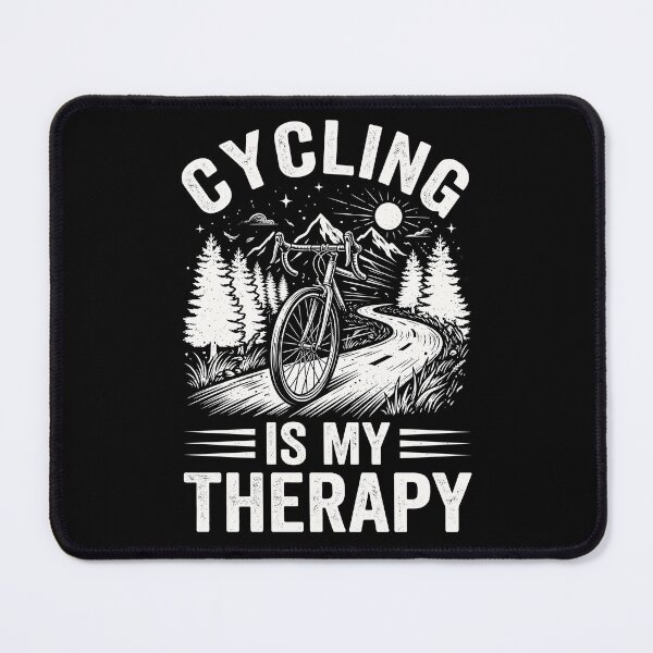 Item preview, Cycling Is My Therapy Cyclist Biker Hobby Enthusiast Gift designed and sold by designstoriesMK.