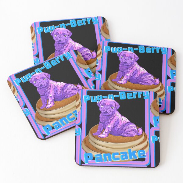 Item preview, Pug-n-Berry ice cream Pancakes  designed and sold by MillyArt66.