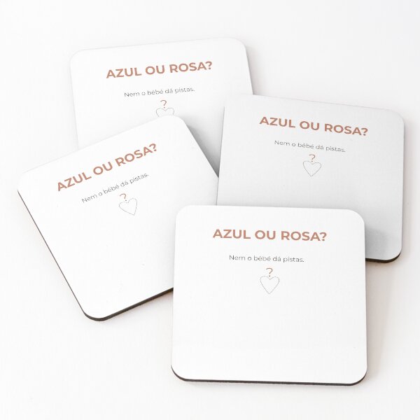Item preview, Azul ou Rosa? Nem o Bebé Dá Pistas – Funny Gender Reveal Design designed and sold by AmorEmFioStudio.