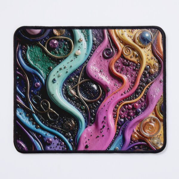 Item preview, Mystical Liquid Cosmic Swirls - Witchcore Art designed and sold by Vhelir-Art.