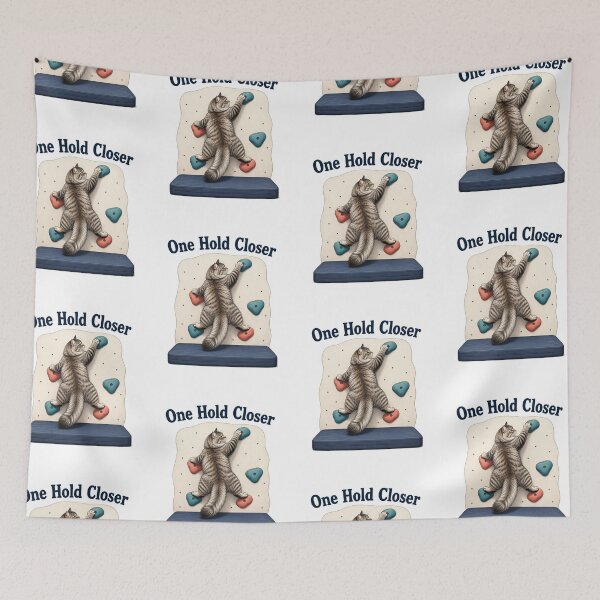 Item preview, Siberian Climbing Cat – One Hold Closer designed and sold by PurrBloom Studio.