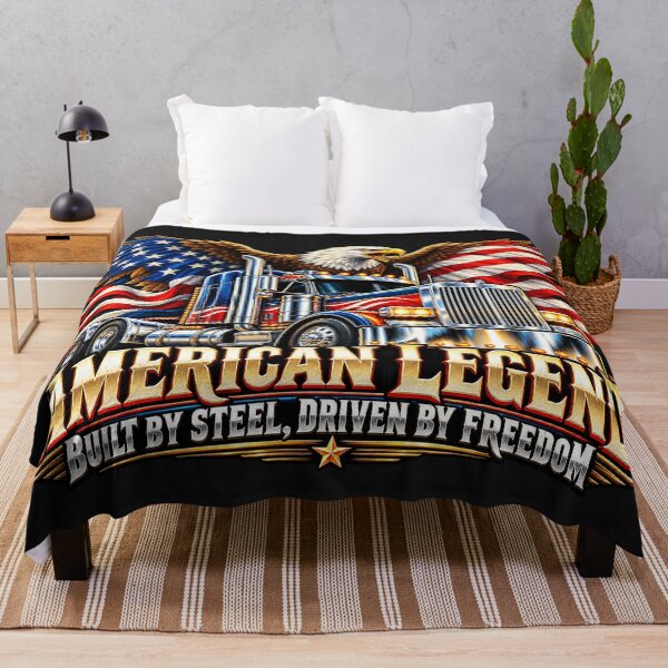 Item preview, American Legend Trucker & USA Flag designed and sold by NomadForge.