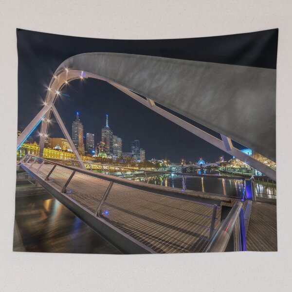 Item preview, Southgate Bridge At Night  designed and sold by Ray's Photos & Art.