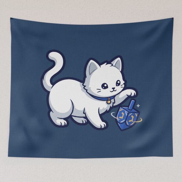 Item preview, Cat Dreidel Hanukkah Kitten designed and sold by Rariks.