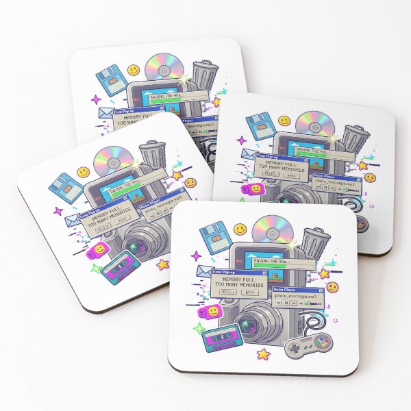 Item preview, Retro Camera Nostalgia, Y2K Aesthetic | 90s Memory Full Error designed and sold by scarben.
