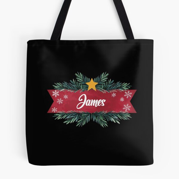 Item preview, James Personalized Custom Christmas Name - Cool & Funny Design for Men and Boys designed and sold by Watsonarts.